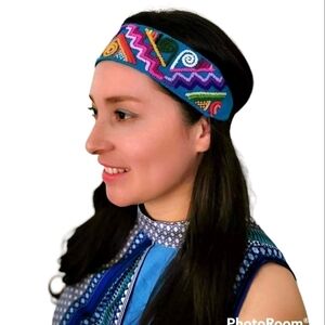 Peruvian  colorful handmade headbands